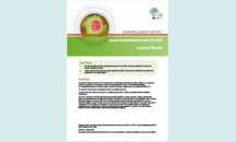 Cover of the report: Lassa fever - Annual Epidemiological Report for 2016 Thumbnail